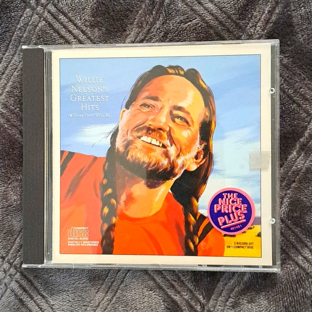 Willie Nelson's greatest hits some that will be " plus the nice price.